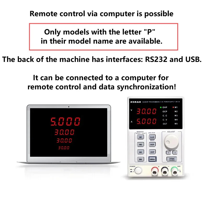 30V 60V 2A  3A 5A 10A Linear D - огляд і ціна Programmable Dc Power Supply 60V 10A