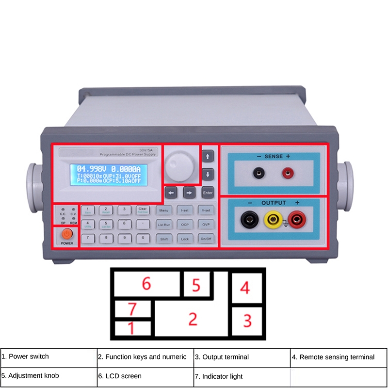 Laboratory adjustable 30V 60V  - огляд і ціна Programmable Dc Power Supply 60V 10A