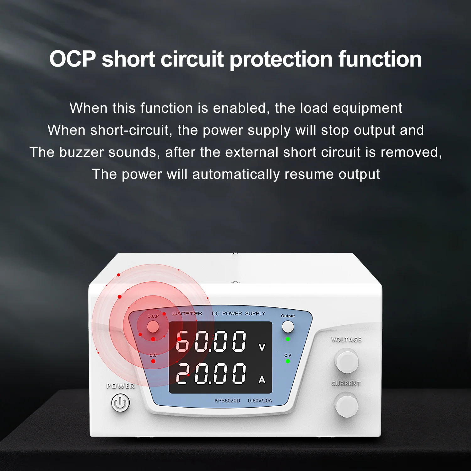 Wanptek Lab DC Power Supply Ad - огляд і ціна High Power 60V 20A Bench Power Supply