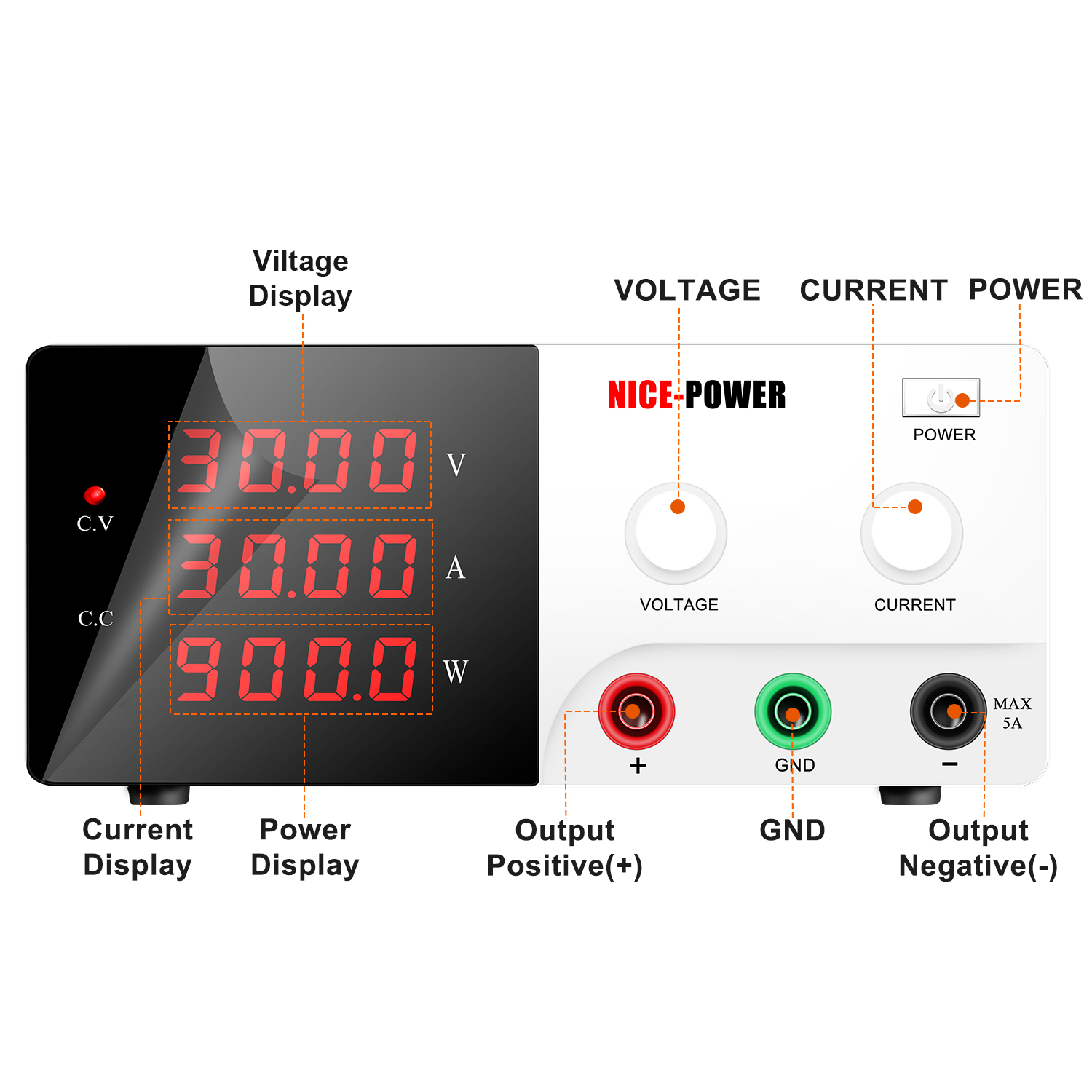 NICE-POWER 30V 30A Bench Power - огляд і ціна High Power 60V 20A Bench Power Supply