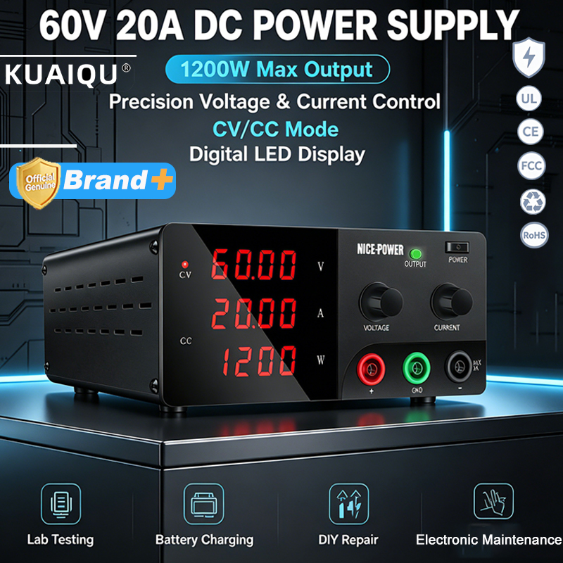NICE-POWER 60V 20A High Power  - огляд і ціна High Power 60V 20A Bench Power Supply