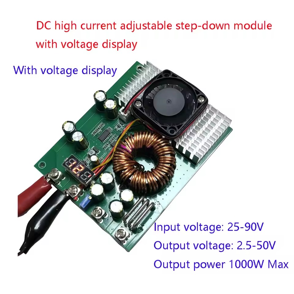 1000W 50A Step Down Module DC  - огляд і ціна Step Down Dc Power Supply Module 1000W