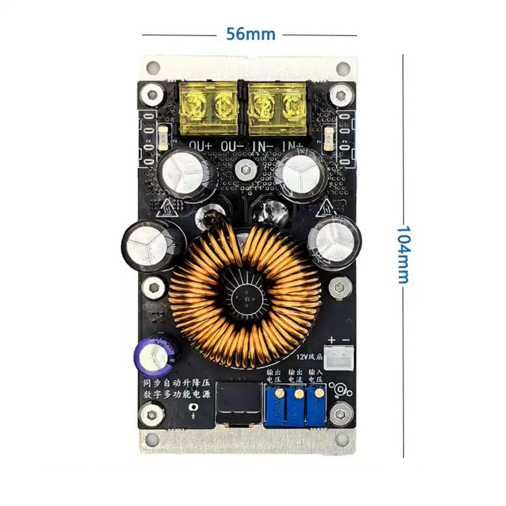 1000W 25A Buck Boost Converter - огляд і ціна Step Down Dc Power Supply Module 1000W