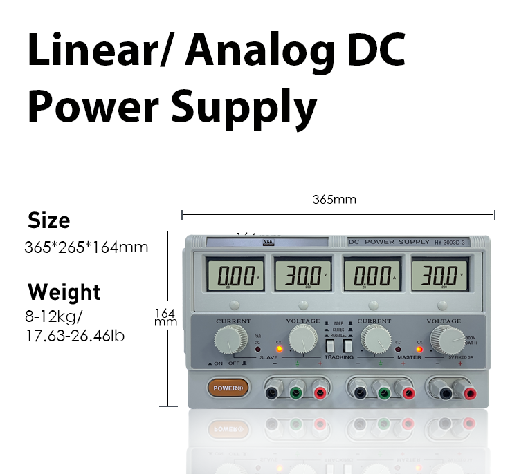 HY3003D-3 Digital Linear Analo - огляд і ціна Linear Dc Power Supply Triple Output