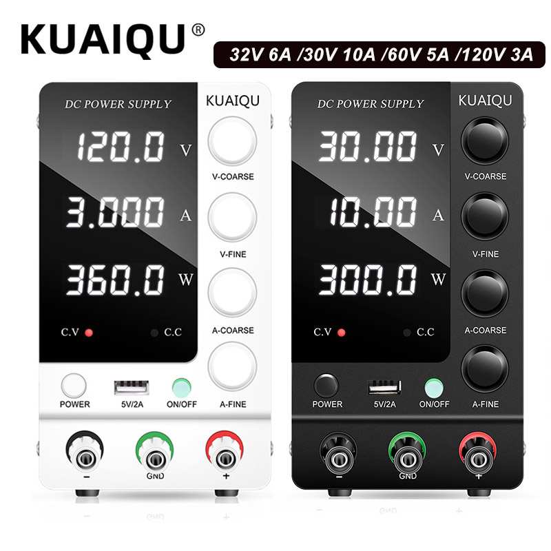 KUAIQU Lab DC Power Supply 30V - огляд і ціна High Precision Adjustable Lab Power Supply 120V 3A